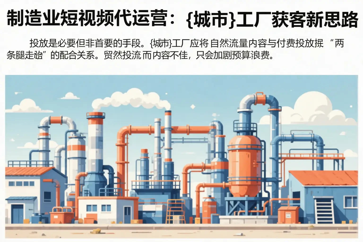 制造业短视频代运营:夷陵工厂获客新思路