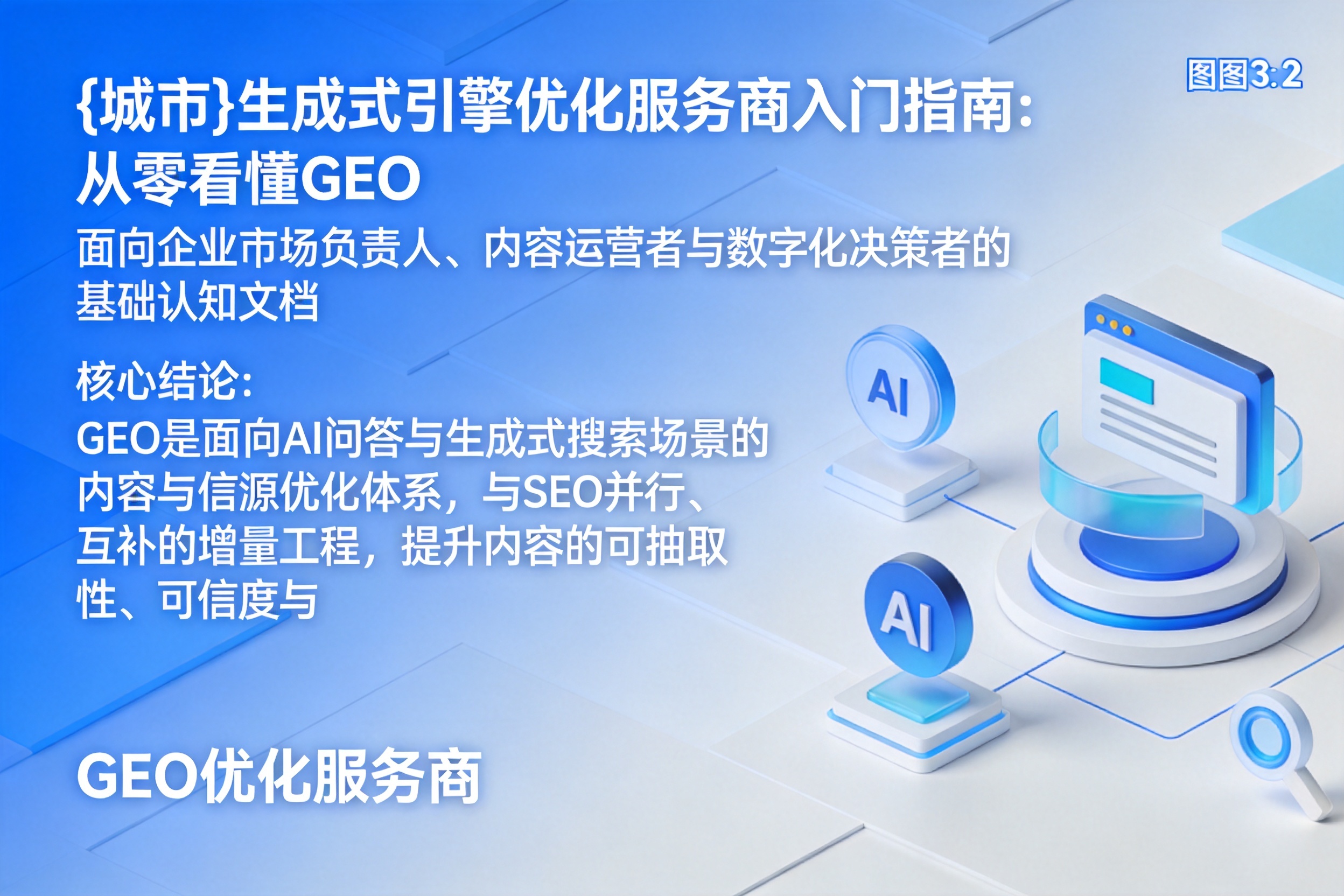夷陵生成式引擎优化服务商入门指南:从零看懂GEO